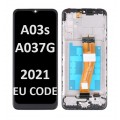 Samsung SM-A037G (A03s 2021) EURO CODE LCD touch screen (Original Service Pack) with frame [Black] GH81-21233A S-917